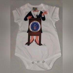 Madam President Just Add-A-Kid FUTMO Washington DC TShirt 6 Mo Politcal Humor